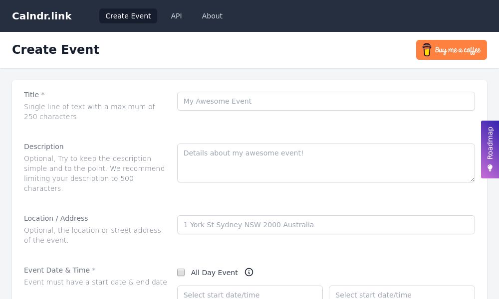 Screenshot of Calndr