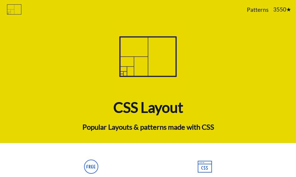 Screenshot of CSS Layout