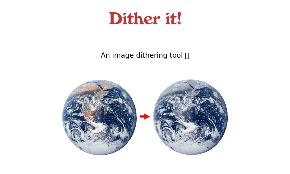 Screenshot of Dither it!