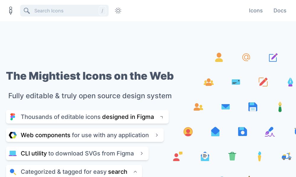 Screenshot of glyphs.fyi