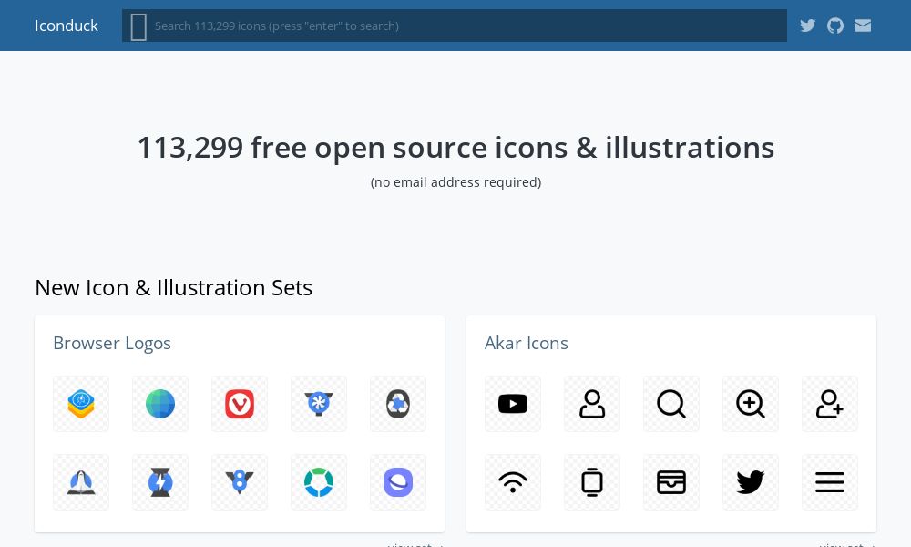 Screenshot of Iconduck