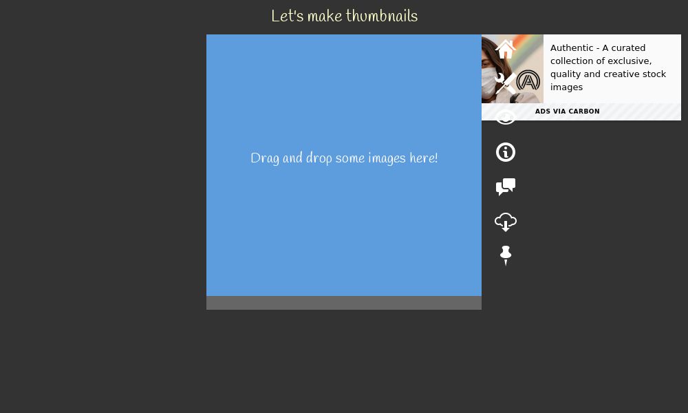 Screenshot of Make Thumbnails