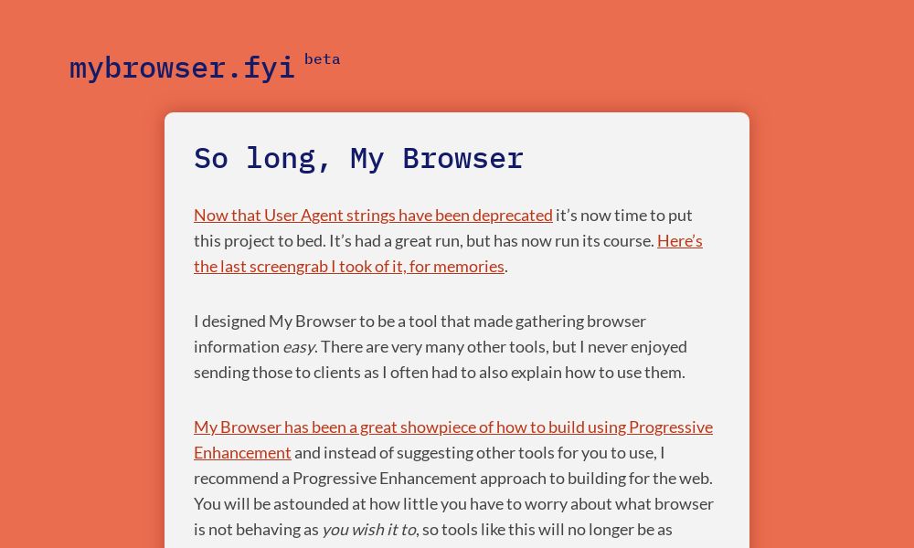 Screenshot of My Browser