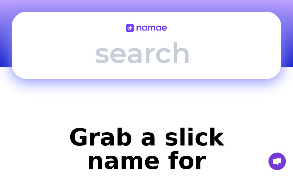 Screenshot of namae