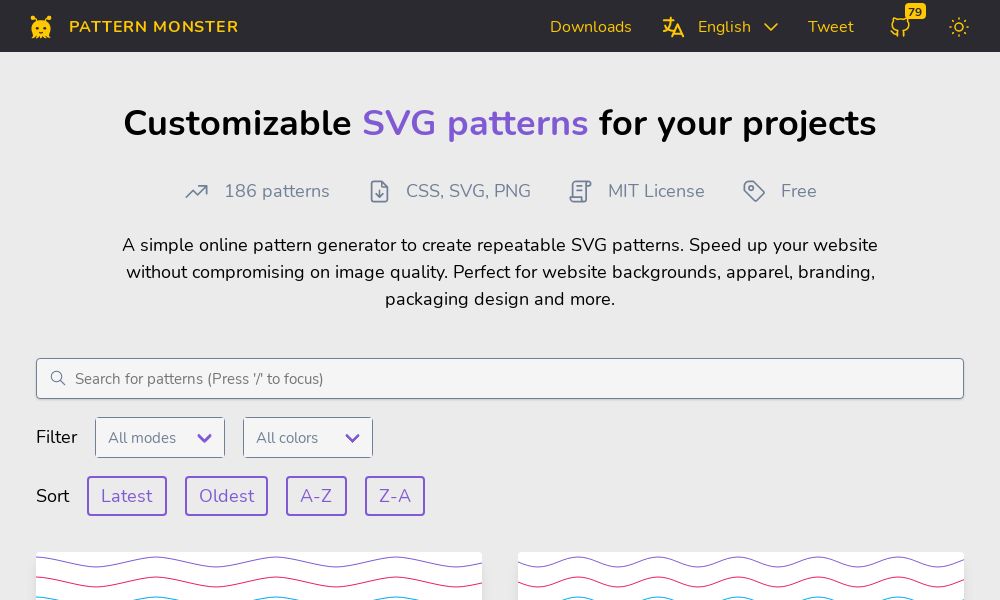 Screenshot of Pattern Monster