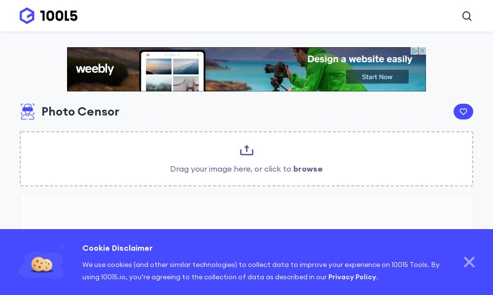 Screenshot of Photo Censor